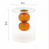Glass Vase - Flower vase for home decor, office and gifting | Home decoration items