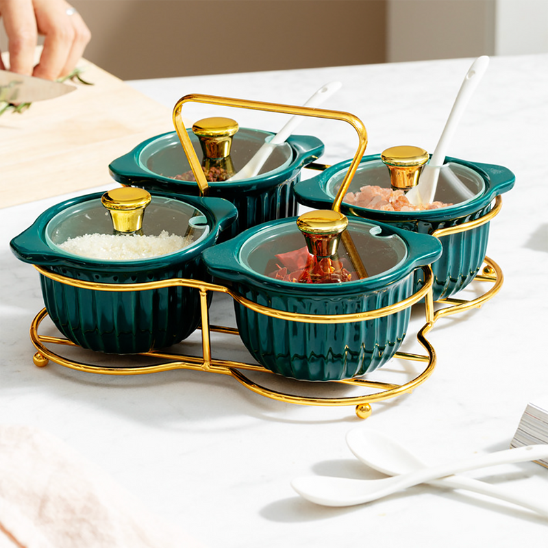 Condiment Jar Set of 4 - Jar