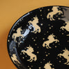 Natura Plates Black - Serving plate, snack plate, dessert plate | Plates for dining & home decor