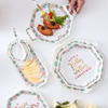Ceramic Christmas Plate Large - Ceramic platter, serving platter, fruit platter | Plates for dining table & home decor