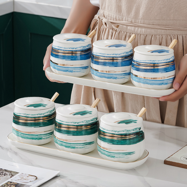 Ceramic Storage Jar Set - Jar