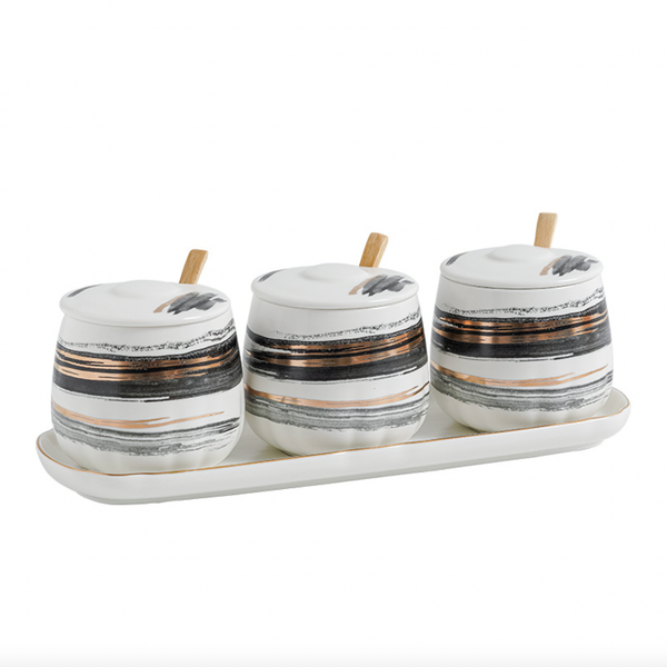 Ceramic Storage Jar Set