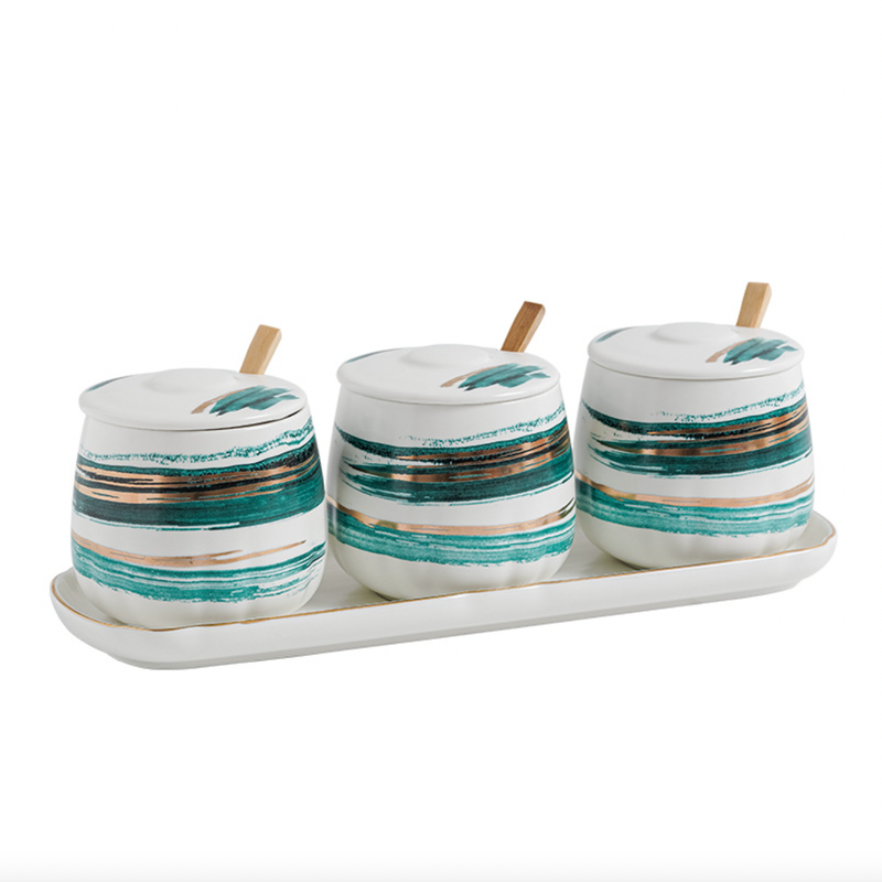 Ceramic Storage Jar Set - Jar