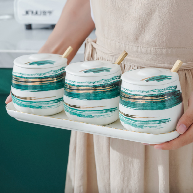 Ceramic Storage Jar Set - Jar