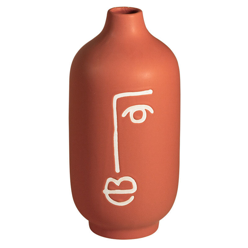 Artistic Face Vase Large - Flower vase for home decor, office and gifting | Home decoration items