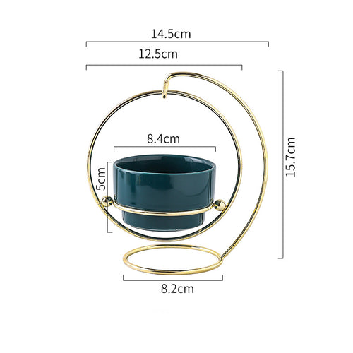Globe Stand Ceramic Planter - Indoor planters and flower pots | Home decor items