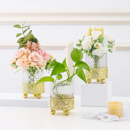 Textured Glass Planter - Indoor planters and flower pots | Home decor items