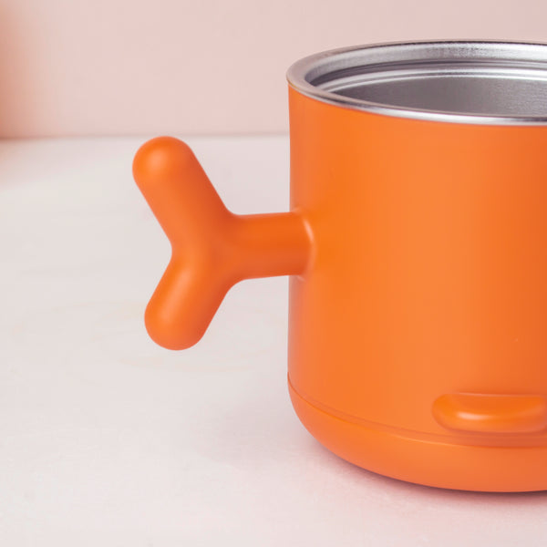 Keep Warm Stainless Steel Feeding Cup Orange 200 ml - Kids Lunch Box