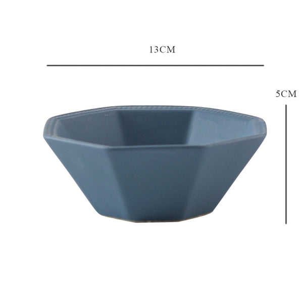 Octagonal Bowl 200 ml - Bowl,ceramic bowl, snack bowls, curry bowl, popcorn bowls | Bowls for dining table & home decor