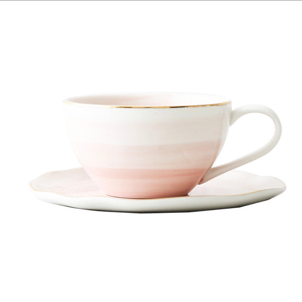 Ombre Tea Set Pink - Tea cup set, tea set, teapot set | Tea set for Dining Table & Home Decor