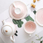 Ombre Tea Set Pink - Tea cup set, tea set, teapot set | Tea set for Dining Table & Home Decor