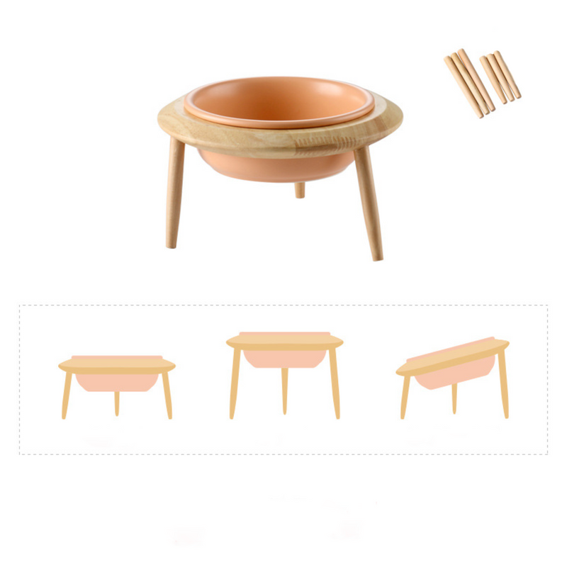 Bowl with Stand Orange - Bowl, ceramic bowl, serving bowls, noodle bowl, salad bowls, bowl for snacks, snack bowl sets | Bowls for dining table & home decor