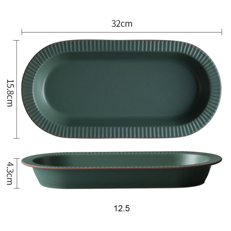 Orient Tray - Ceramic platter, serving platter, fruit platter | Plates for dining table & home decor