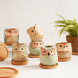 Owl Planters Set of 6 - Indoor plant pots and flower pots | Home decoration items