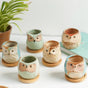 Owl Planters Set of 6 - Indoor plant pots and flower pots | Home decoration items