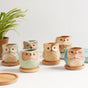 Owl Planters Set of 6 - Indoor plant pots and flower pots | Home decoration items