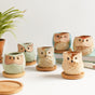 Owl Planters Set of 6 - Indoor plant pots and flower pots | Home decoration items