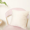 Creamy White Velvet Cushion Case