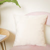 Creamy White Velvet Cushion Case