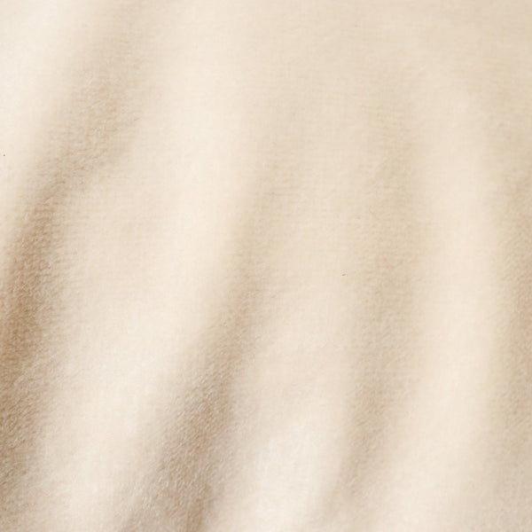 Creamy White Velvet Cushion Case