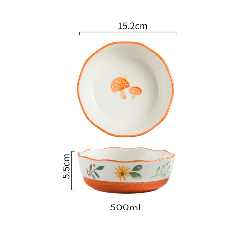 Nacho Bowl 500 ml - Bowl, ceramic bowl, serving bowls, noodle bowl, salad bowls, bowl for snacks, large serving bowl | Bowls for dining table & home decor