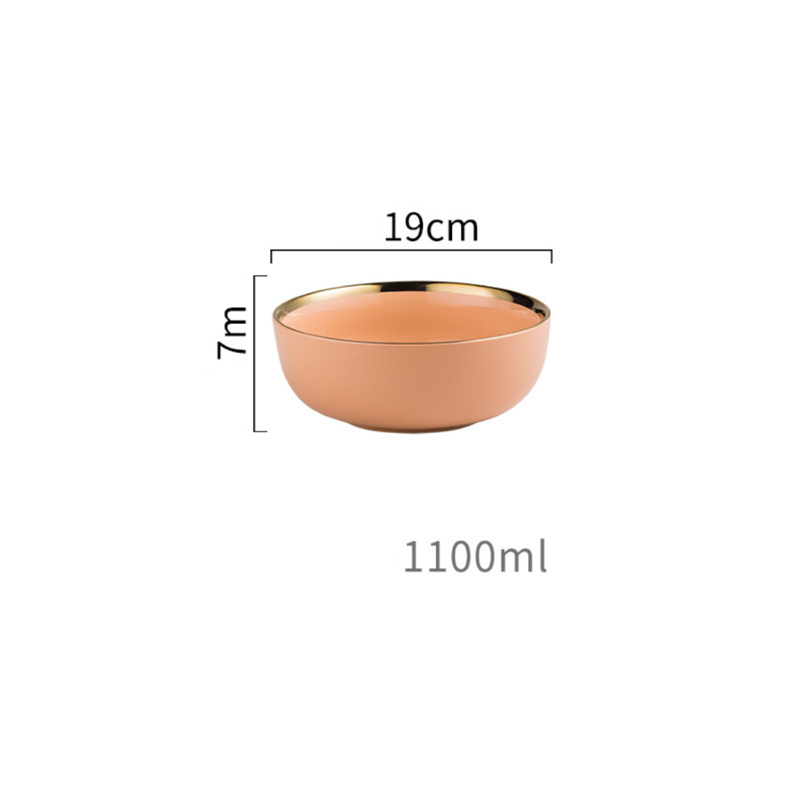 Nibble Bowl 1100 ml - Bowl, ceramic bowl, serving bowls, noodle bowl, salad bowls, bowl for snacks, large serving bowl | Bowls for dining table & home decor