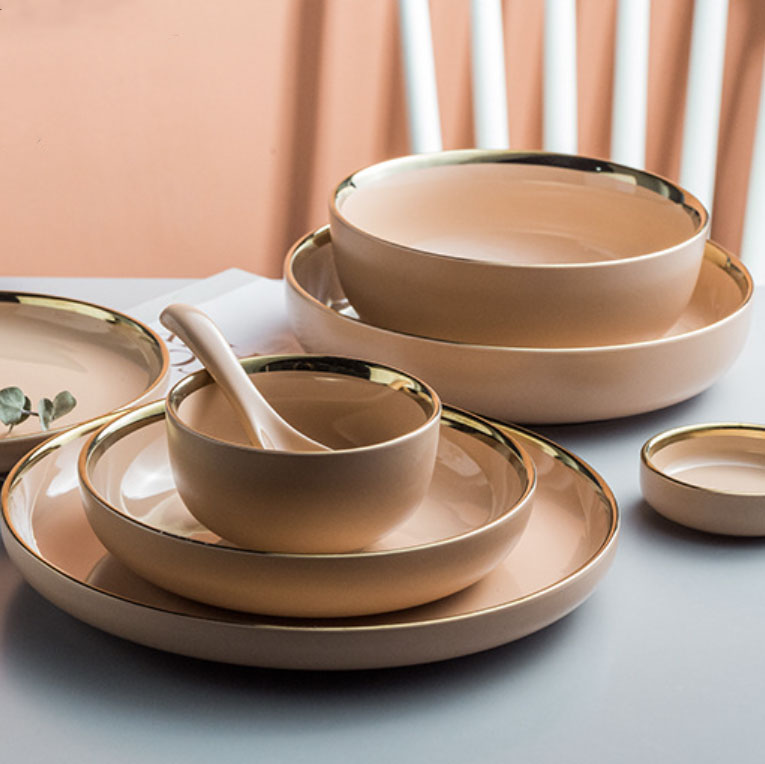 Pink Snack Plate - Serving plate, snack plate, dessert plate | Plates for dining & home decor