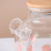 Peach Glass Teapot Pink- Kettle for tea, pot for coffee, teapot | Jug for Dining table & Home decor