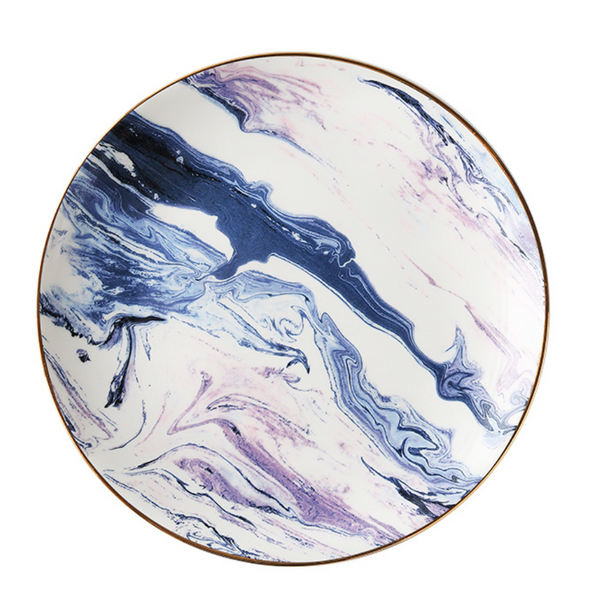 Painted plate - Serving plate, snack plate, dessert plate | Plates for dining & home decor