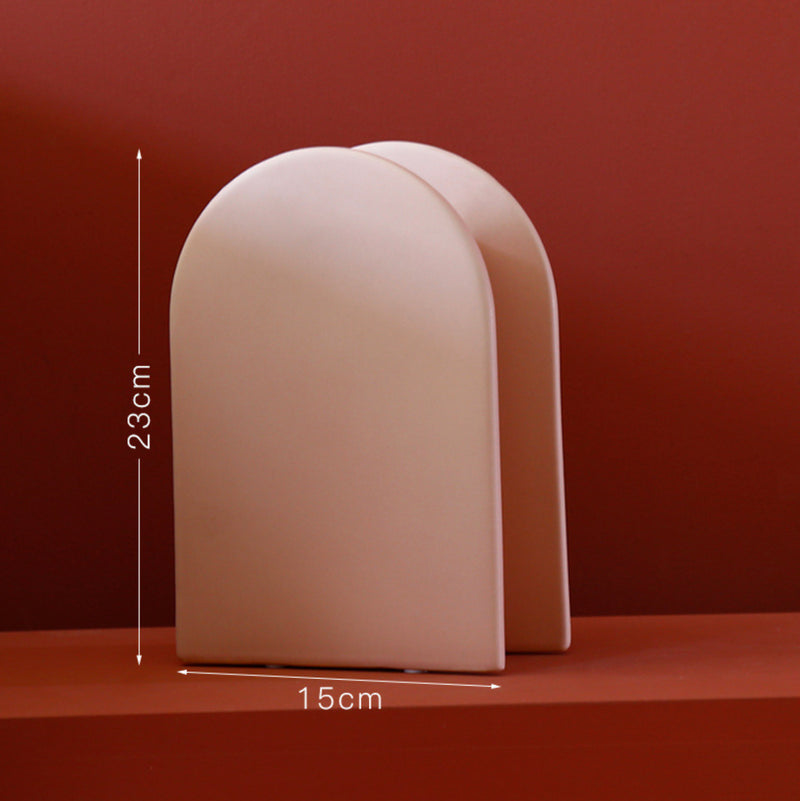 Ceramic Abstract Vase - Flower vase for home decor, office and gifting | Room decoration items