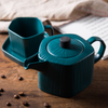 Pentagon Mug with Saucer Midnight Green- Tea cup, coffee cup, cup for tea | Cups and Mugs for Office Table & Home Decoration