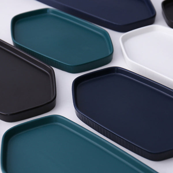 Pentagon Serving Plates - Ceramic platter, serving platter, fruit platter | Plates for dining table & home decor