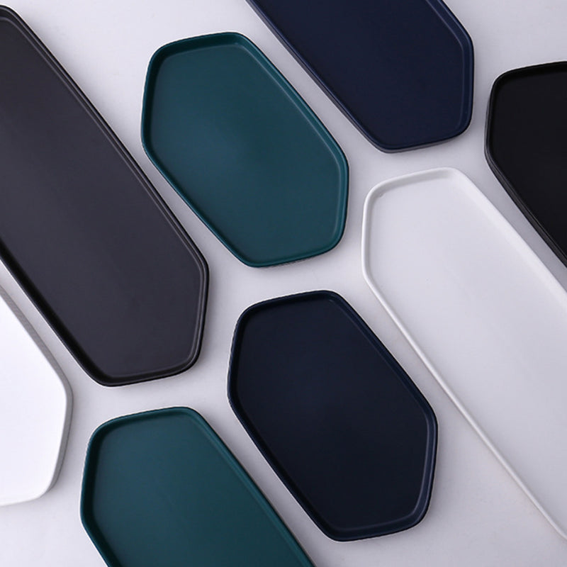 Pentagon Serving Plates - Ceramic platter, serving platter, fruit platter | Plates for dining table & home decor