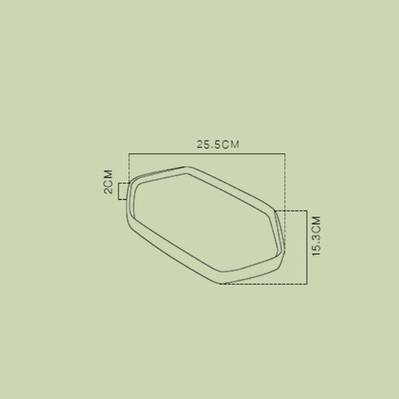 Pentagon Serving Plates - Ceramic platter, serving platter, fruit platter | Plates for dining table & home decor