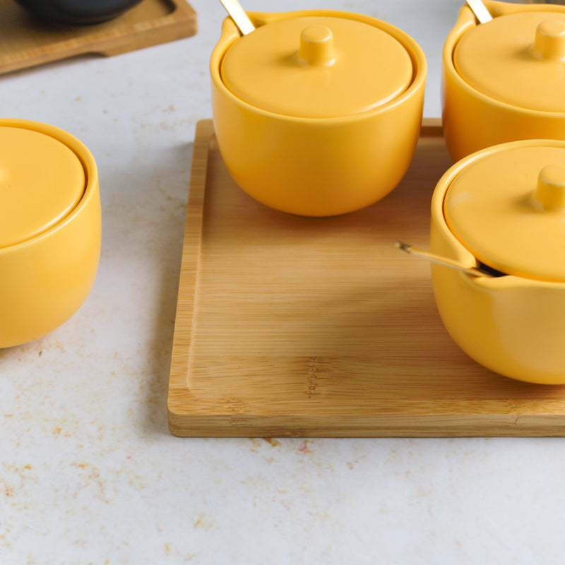 Pickle Jars With Tray Set of 4 - Jar