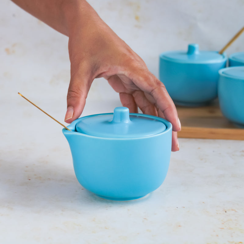 Pickle Jars With Tray Set of 6 - Jar