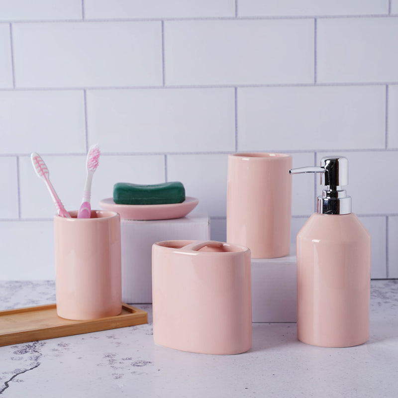 Pink Bathroom Set