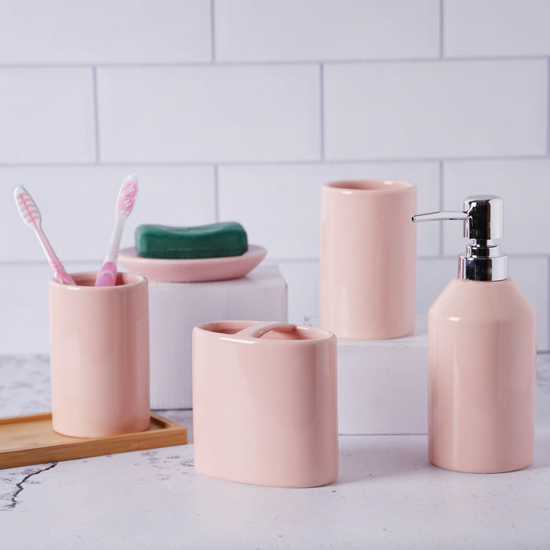 Pink Bathroom Set