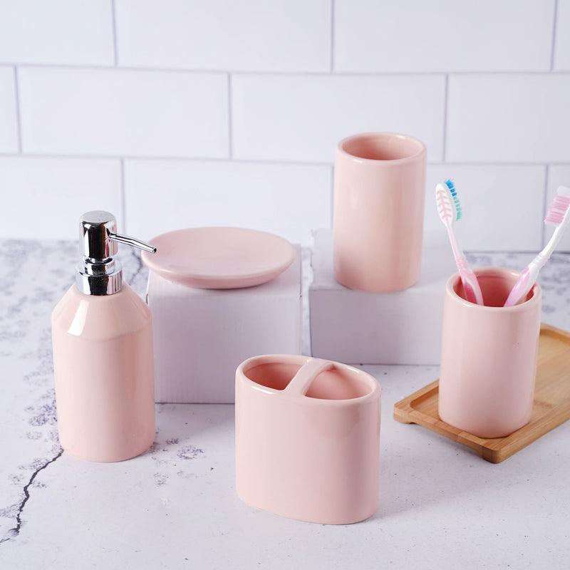 Pink Bathroom Set