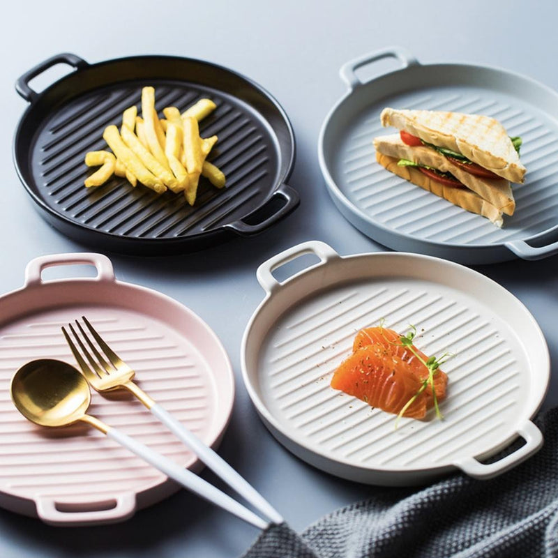Black Round Baking Plate 7 Inch - Baking Tray
