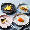 White Round Baking Plate - Baking Tray