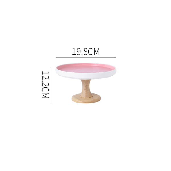Cake Stand Pink 7.5 Inch