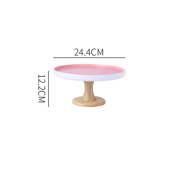 Cake Stand Pink 9.5 Inch