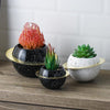 Planet Planter Black Medium - Indoor plant pots and flower pots | Home decoration items