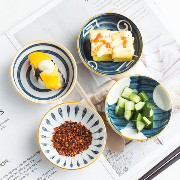 Nitori Ceramic Deep Plate Small 4inch - Serving plate, small plate, snacks plates | Plates for dining table & home decor