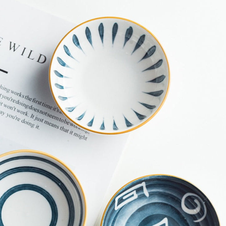 Nitori Ceramic Deep Plate Small 4inch - Serving plate, small plate, snacks plates | Plates for dining table & home decor