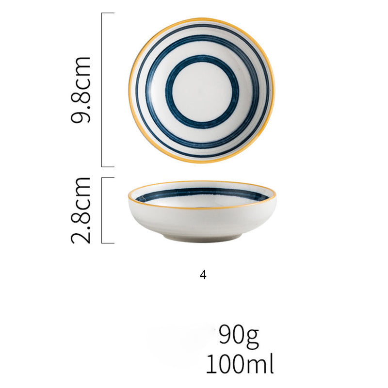 Nitori Ceramic Deep Plate Small 4inch - Serving plate, small plate, snacks plates | Plates for dining table & home decor