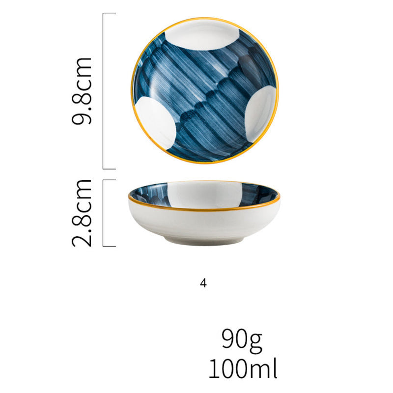 Nitori Ceramic Deep Plate Small 4inch - Serving plate, small plate, snacks plates | Plates for dining table & home decor