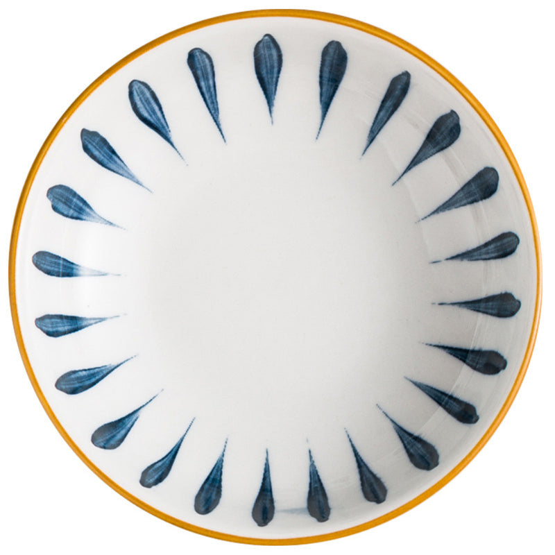 Nitori Ceramic Deep Plate Large 8inch - Serving plate, snack plate, dessert plate | Plates for dining & home decor