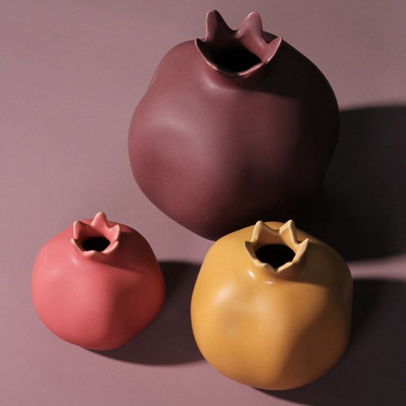 Pomegranate Vase - Flower vase for home decor, office and gifting | Home decoration items